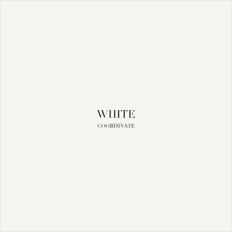 Coordinate - White