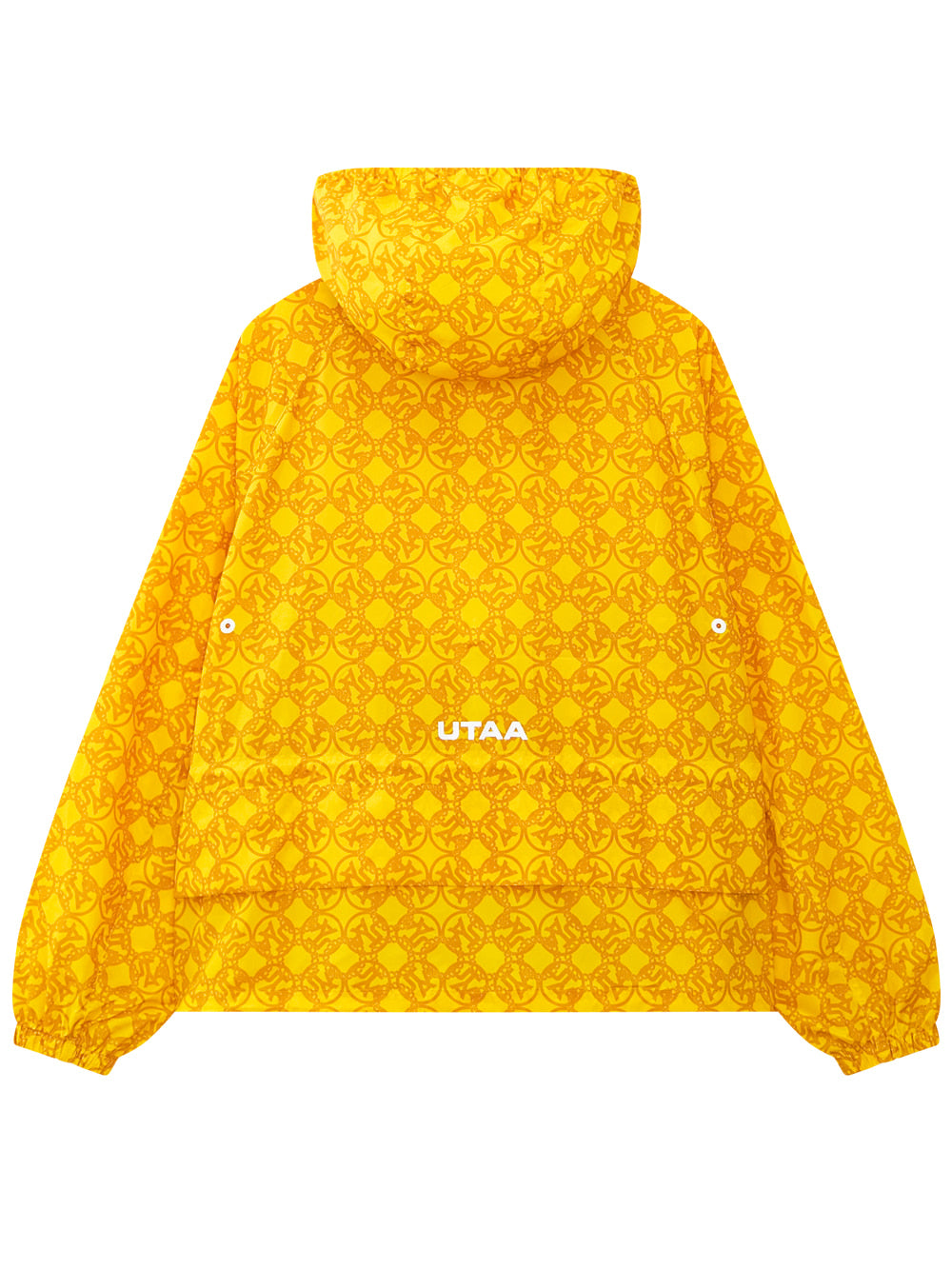 UTAA チェーンメイルネオンウインドブレーカージャケット イエロー:レディース