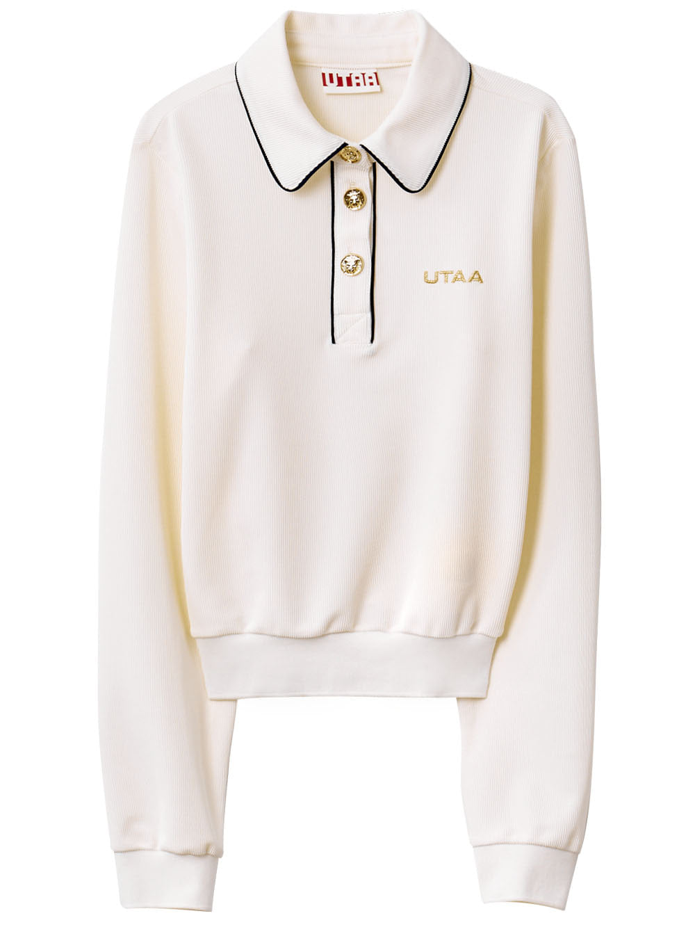UTAA デュカットアングルラインPKスリーブ ホワイト