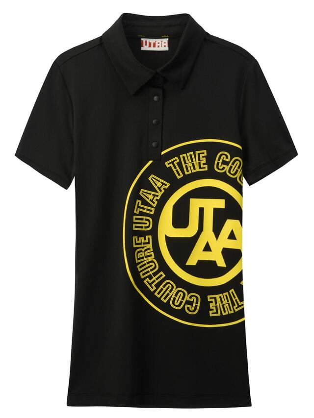 UTAA シンボルロゴTシャツ ブラック:レディース