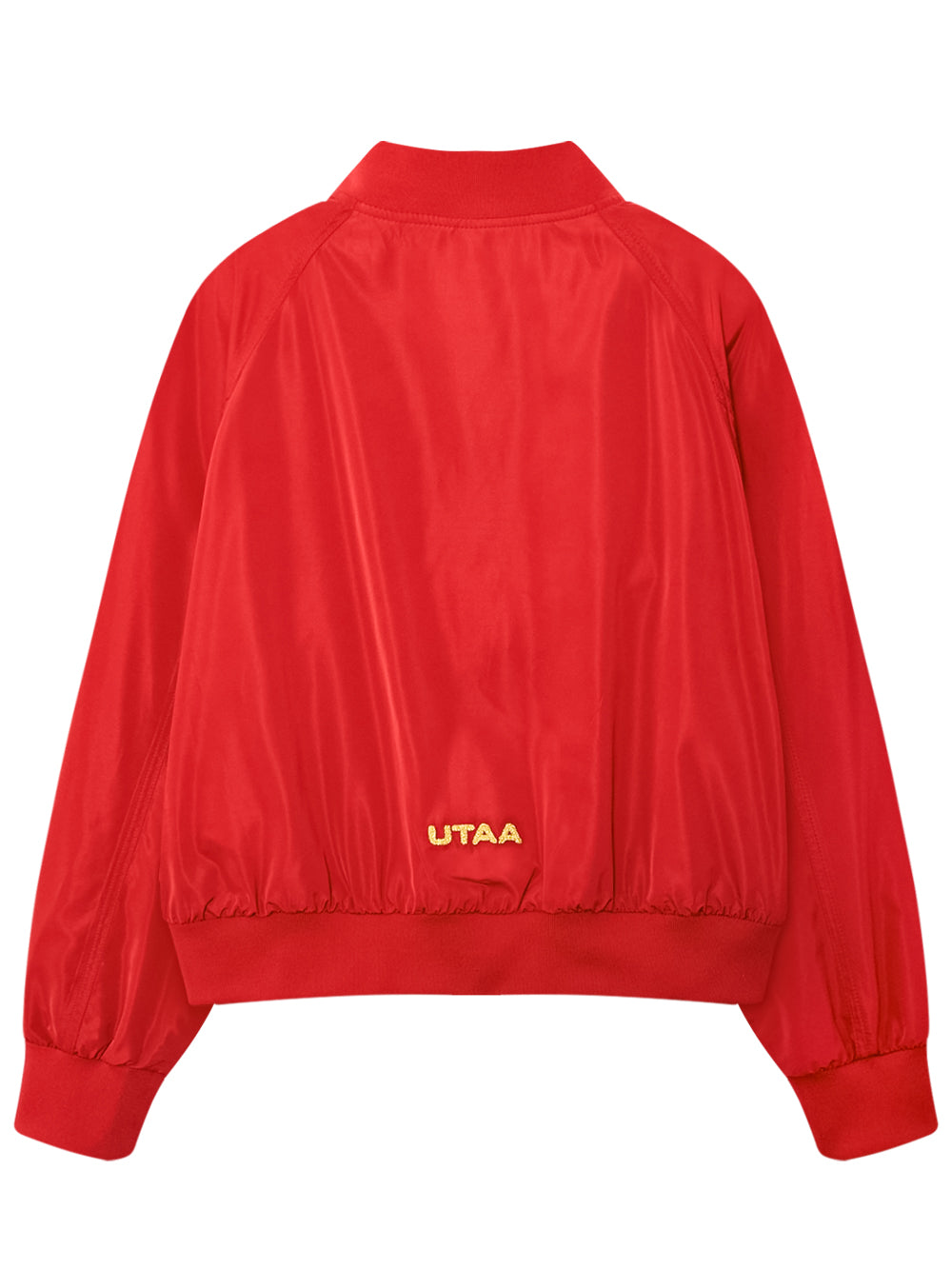 UTAA ゴールデンマークアイコニックウインドブレーカージャンパー レッド : Women's
