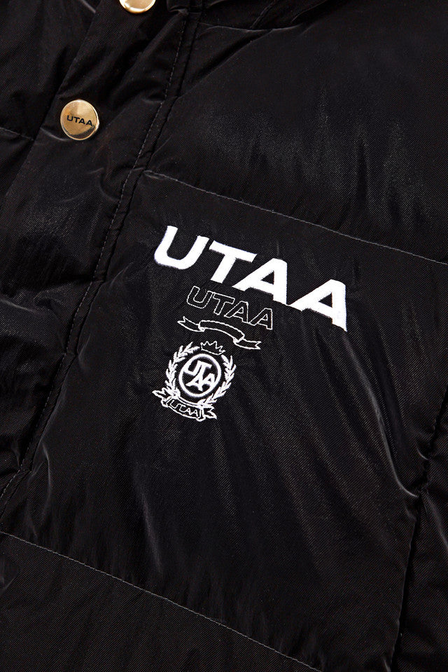 UTAA ローレルシンボルグロウツーウェイダウンジャンパー ブラック:メンズ