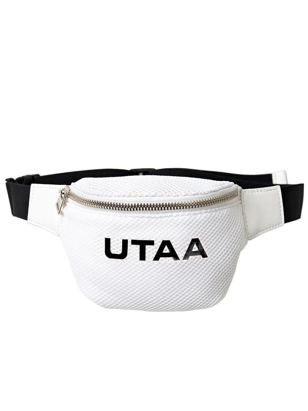 UTAA ロゴメッシュベルトバッグ ホワイト