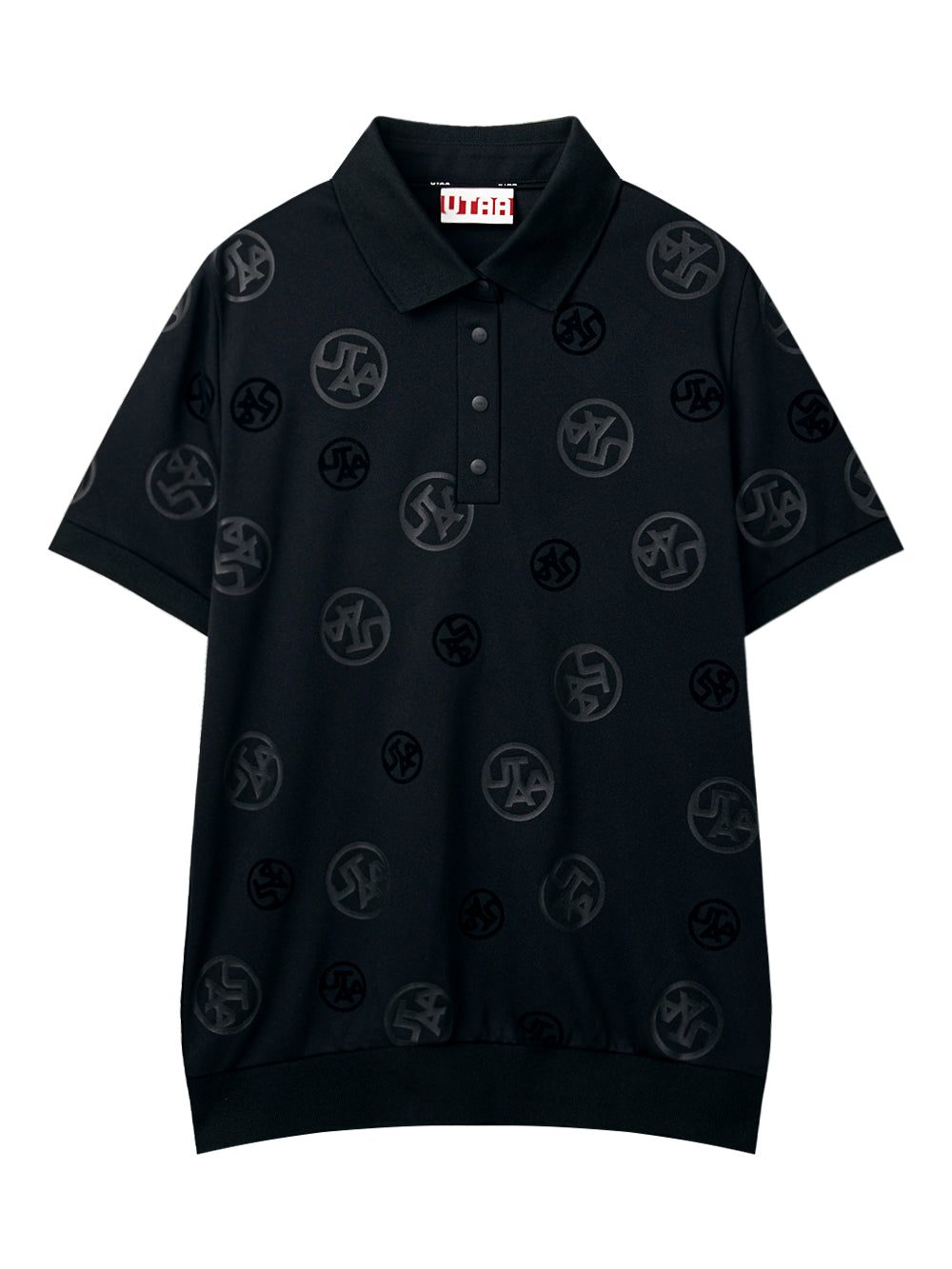UTAA ロゴバブルPK Tシャツ ブラック:レディース