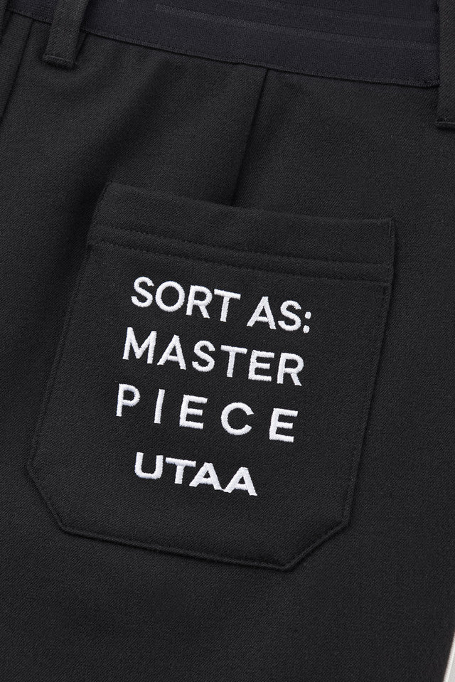 UTAA エッセンシャルコンツアーラインブーツカットパンツ ブラック:レディース