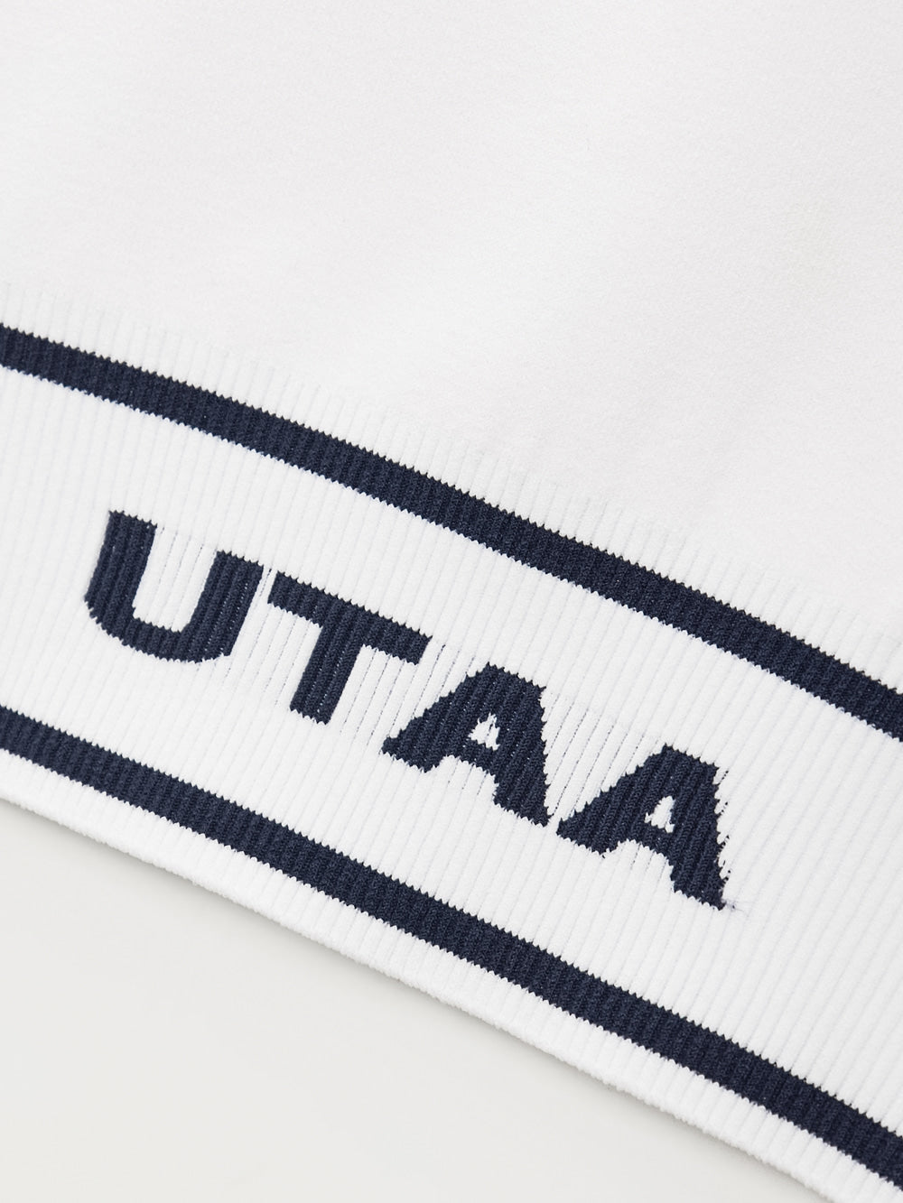 UTAA フォルテカラーレイヤードニットプルオーバー ホワイト:レディース