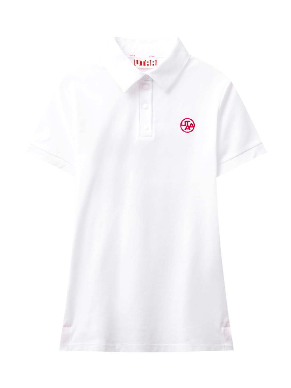 UTAA デュアルテープミックスPK Tシャツ ホワイト:レディース