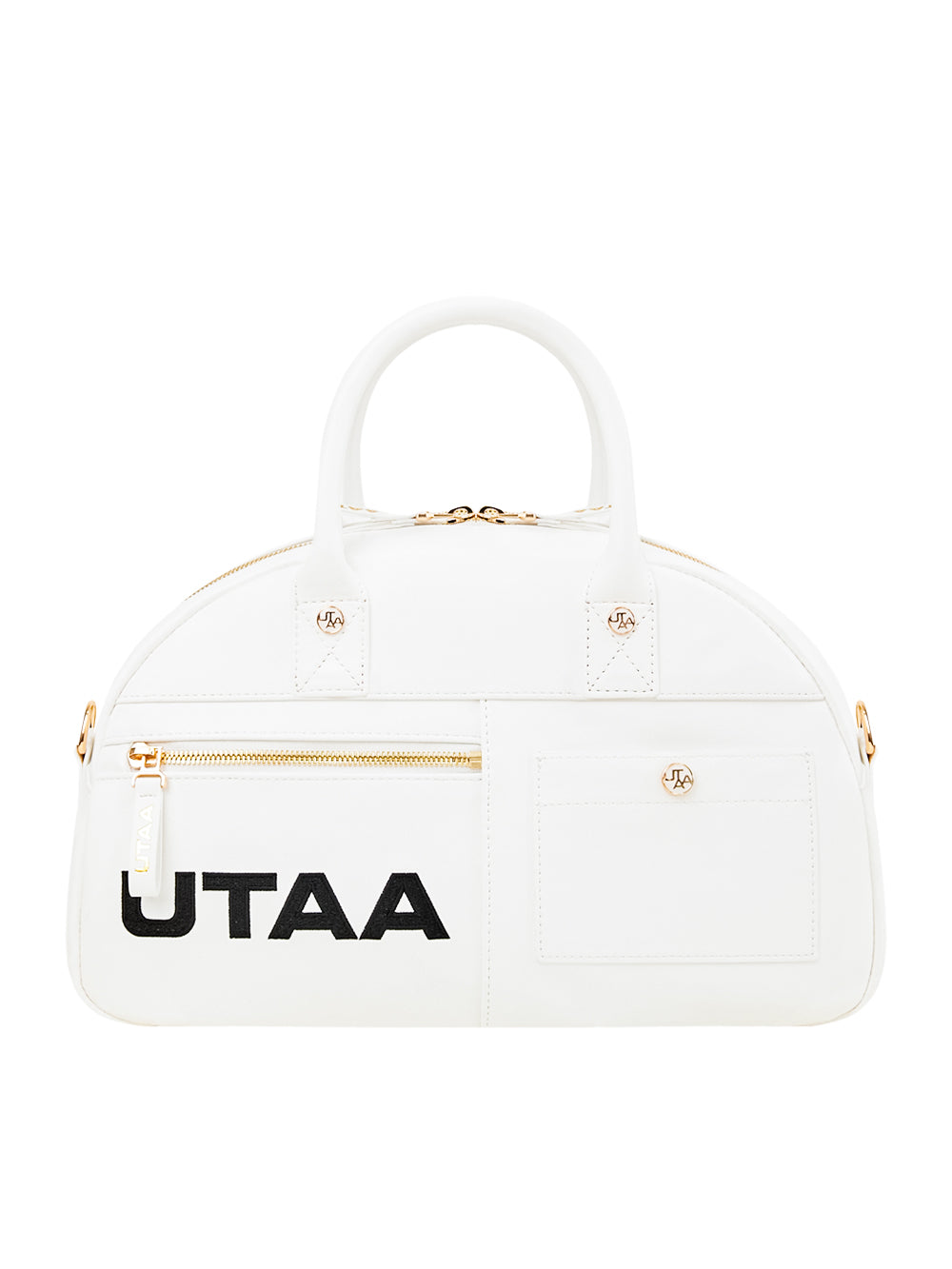 UTAA ギルトリングパッチワークトートバッグ ホワイト
