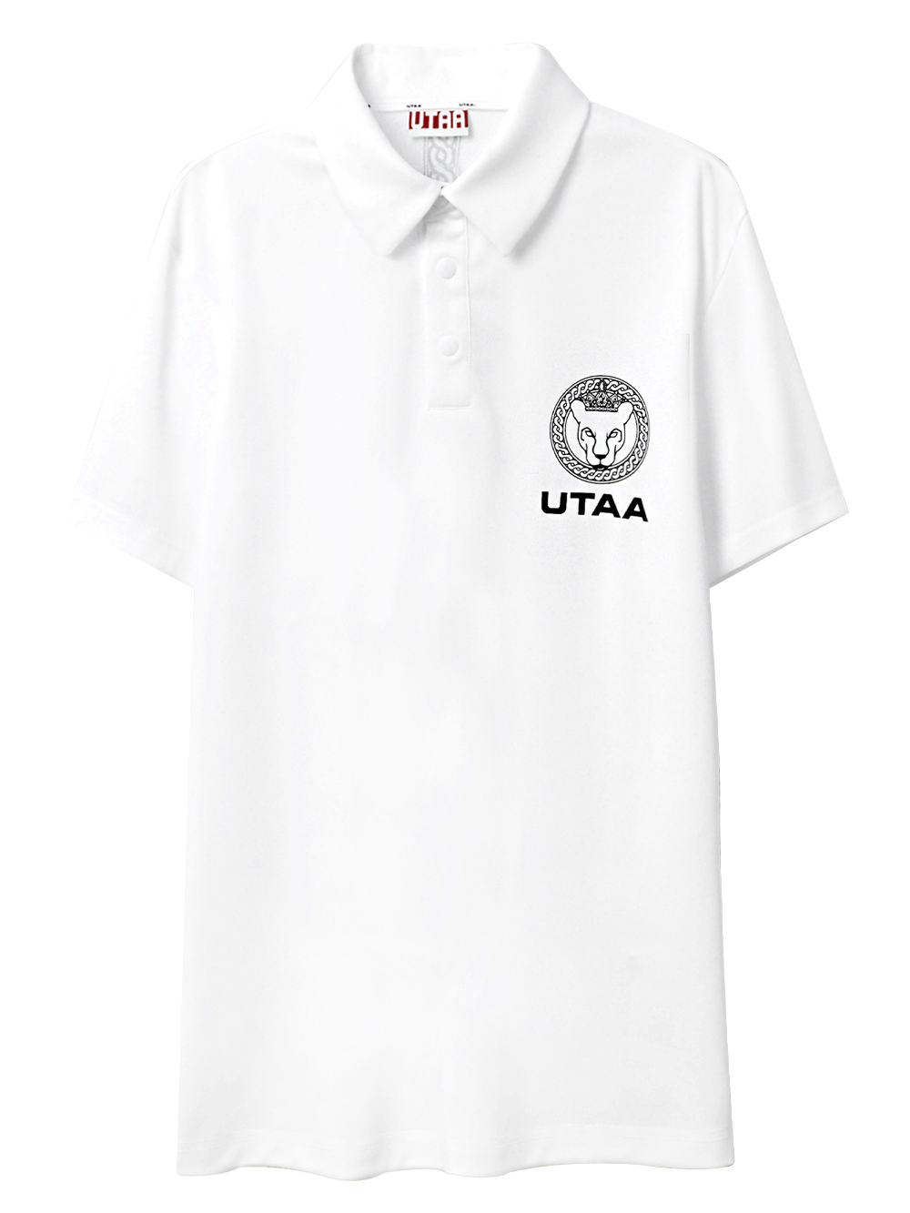 UTAA スクードリングパンサーPK Tシャツ ホワイト:メンズ