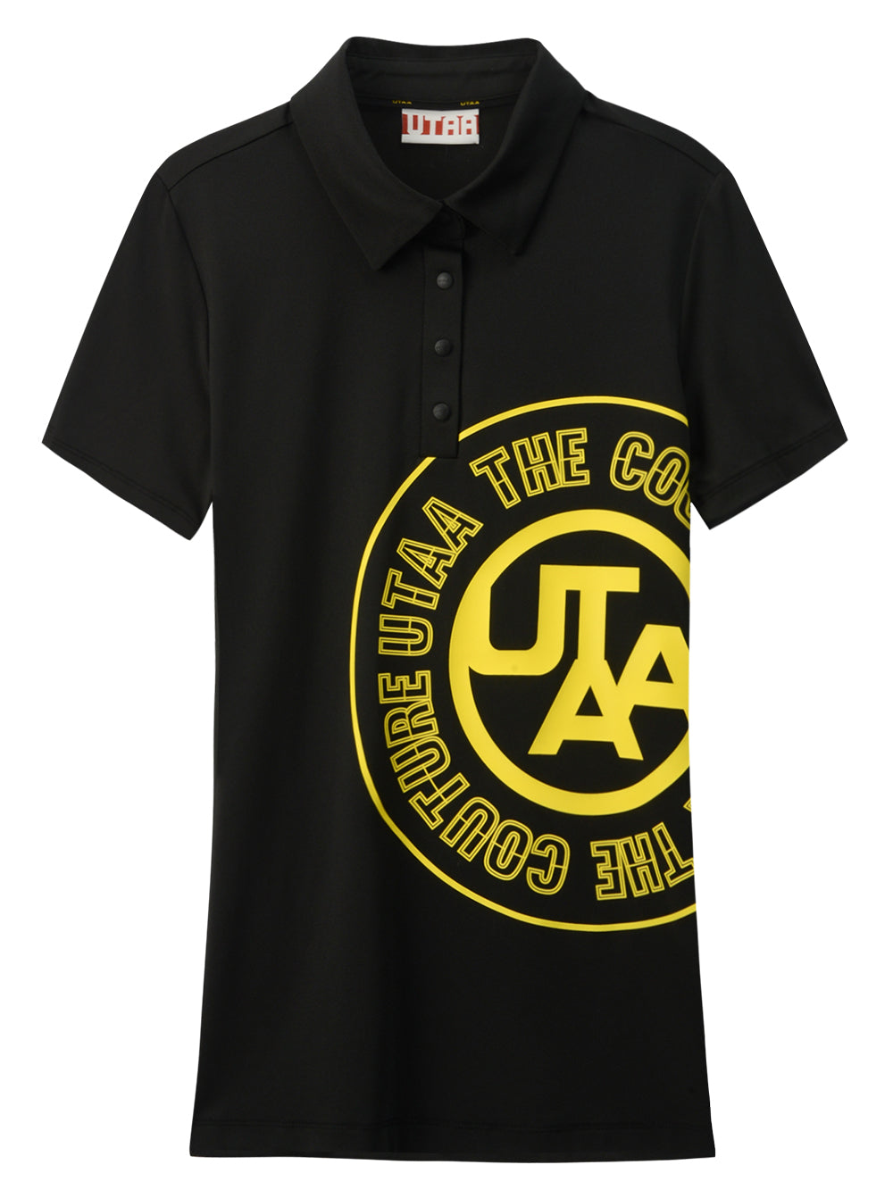 UTAA シンボルロゴTシャツ ブラック:レディース