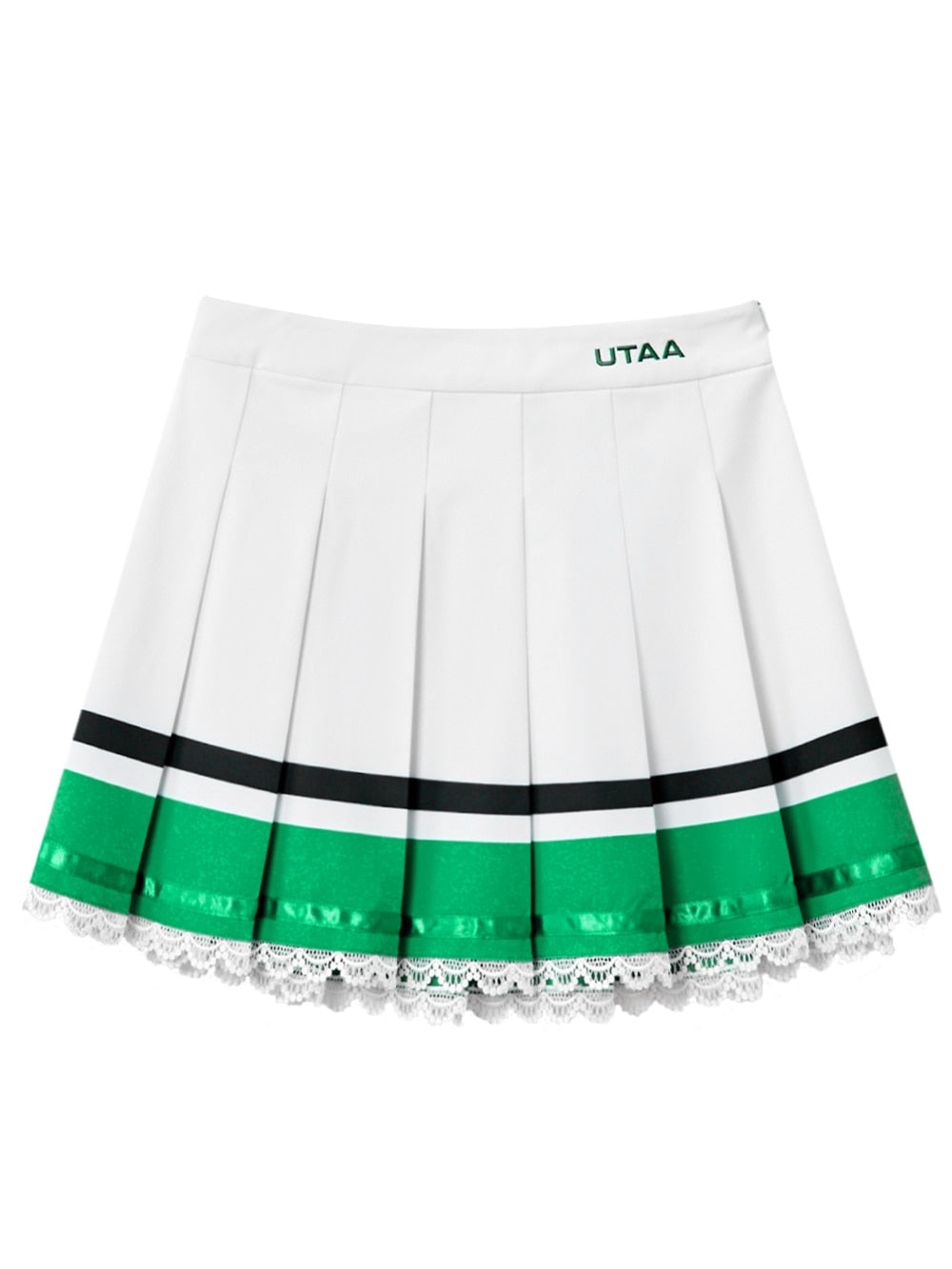 UTAA ノートルダムレースラインファンスカート ホワイト