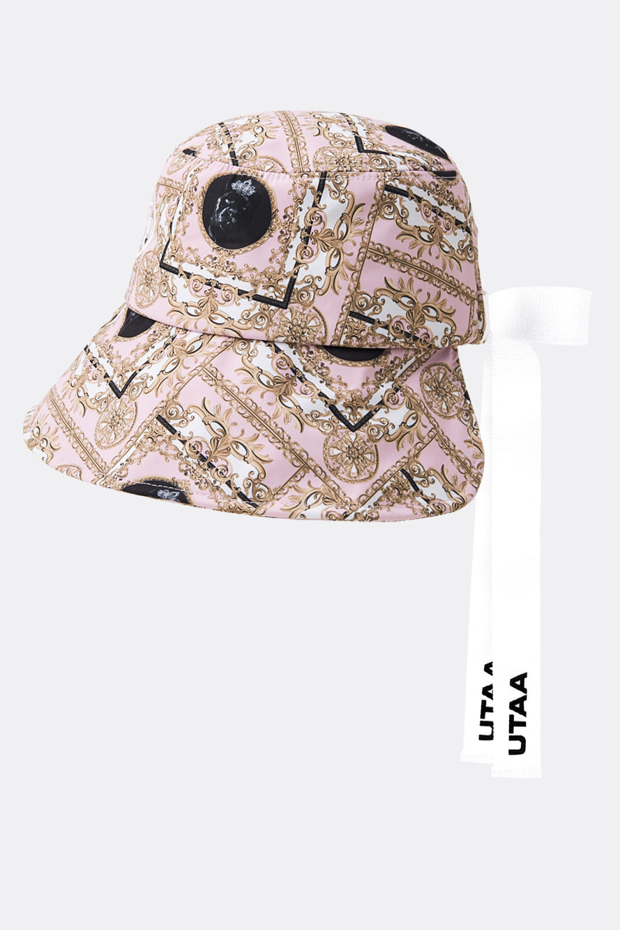 UTAA カラーシーズンバロックバックオープンバケットハット ライトピンク : Women's