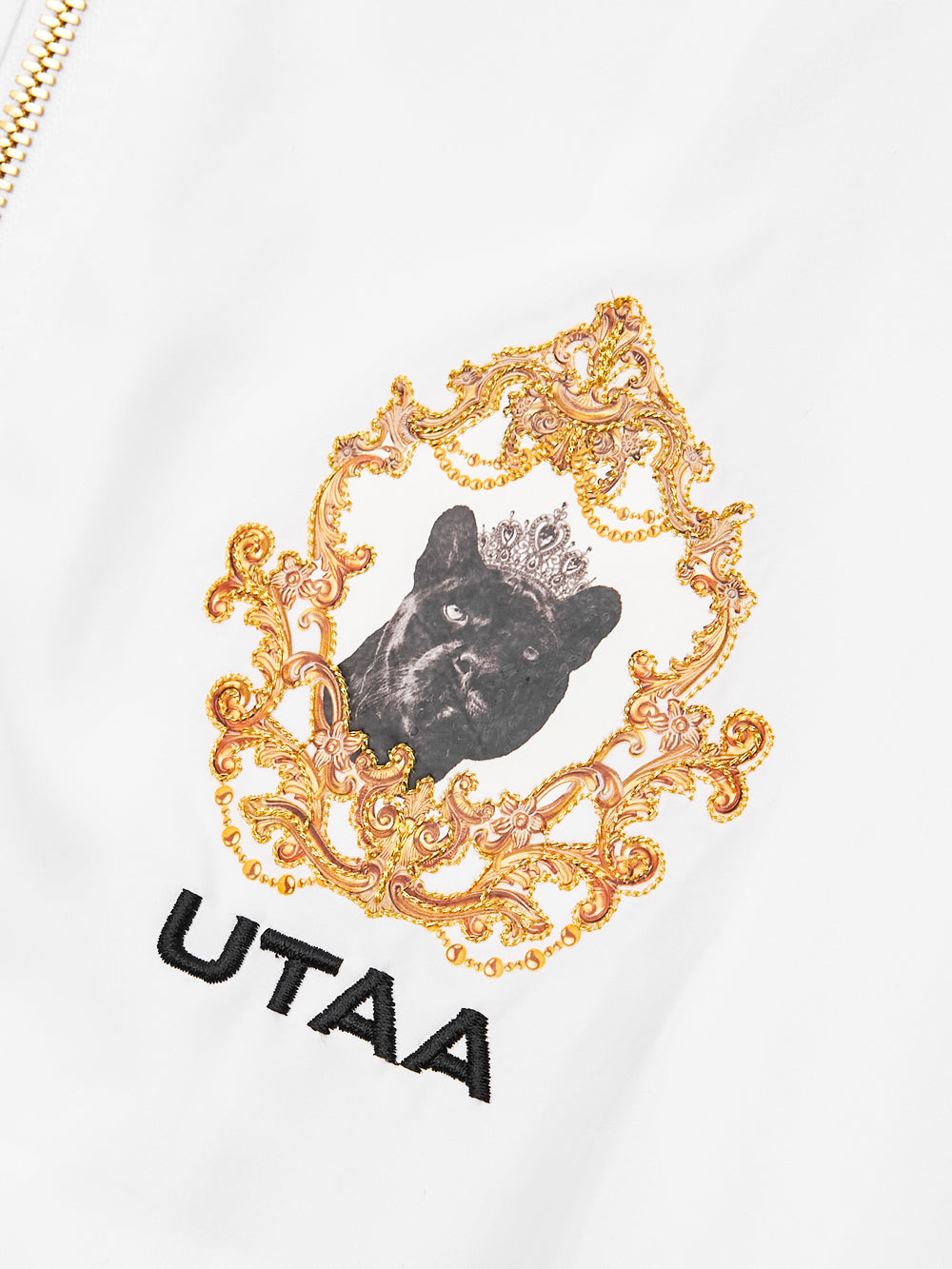 UTAA クラウンパンサーキングダムウインドブレーカージャンパー ホワイト : Men's