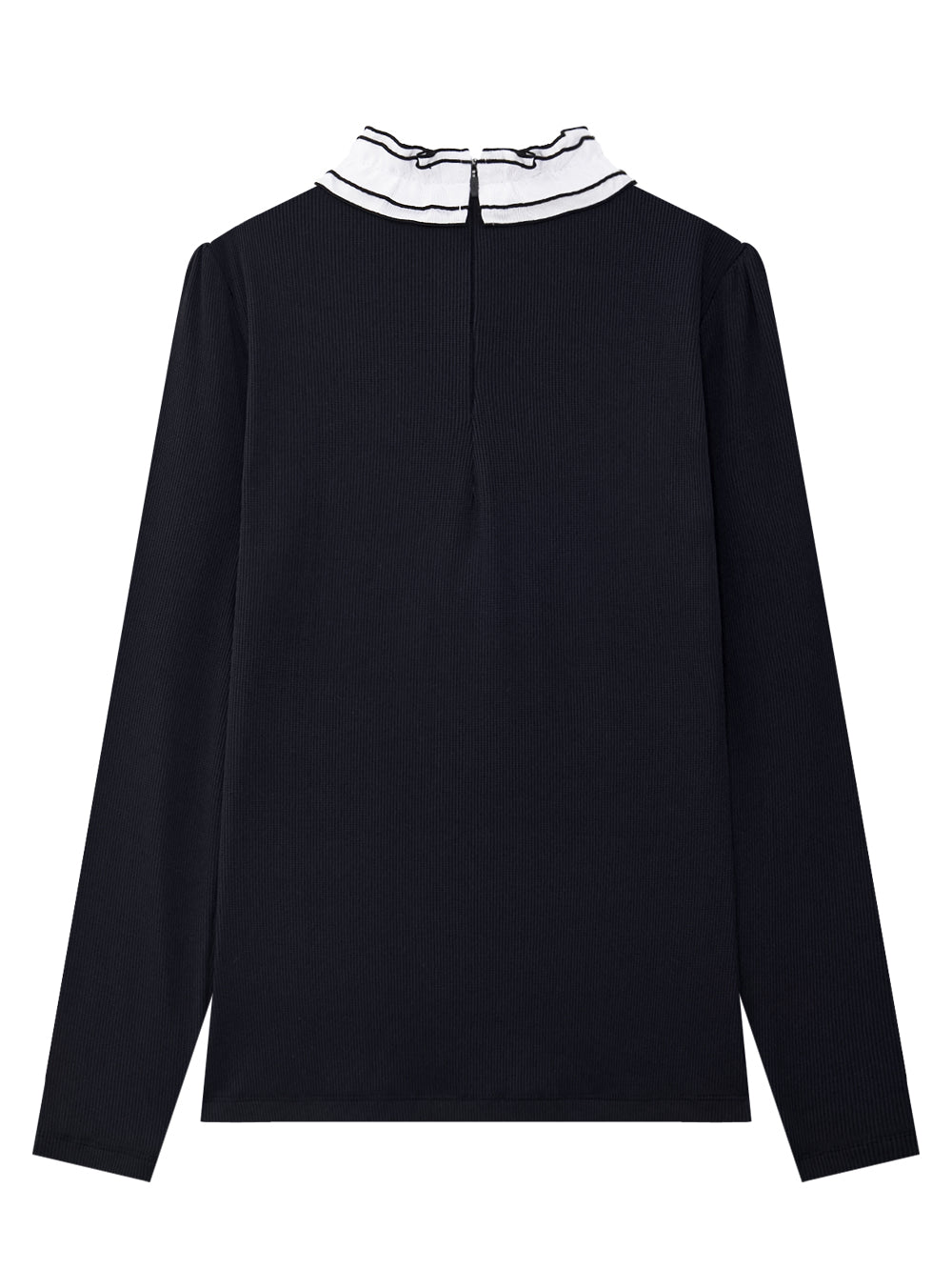 UTAA ペタルマルチラッフルレースタートルネックスリーブ ブラック : Women's