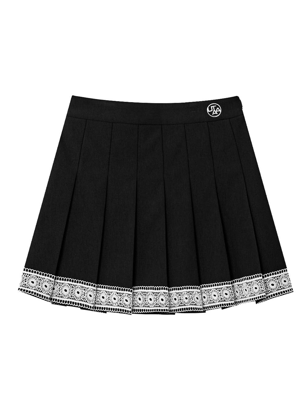 UTAA ノートルダムレースフレアスカート ブラック