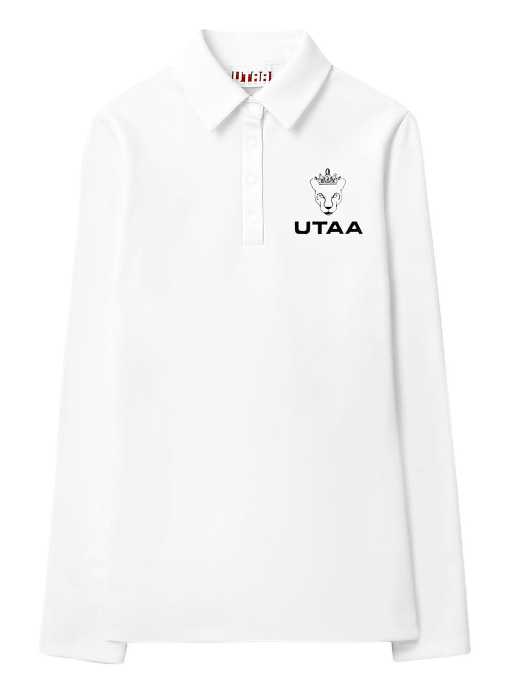 UTAA クラウンパンサーPKスリーブ ホワイト:レディース
