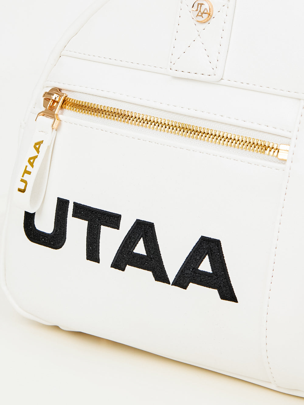 UTAA ギルトリングパッチワークトートバッグ ホワイト