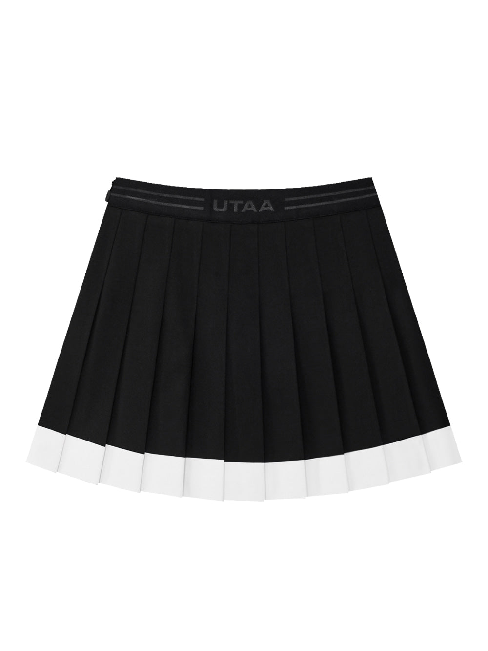 UTAA モノロゴ クラシックプリーツスカート ブラック