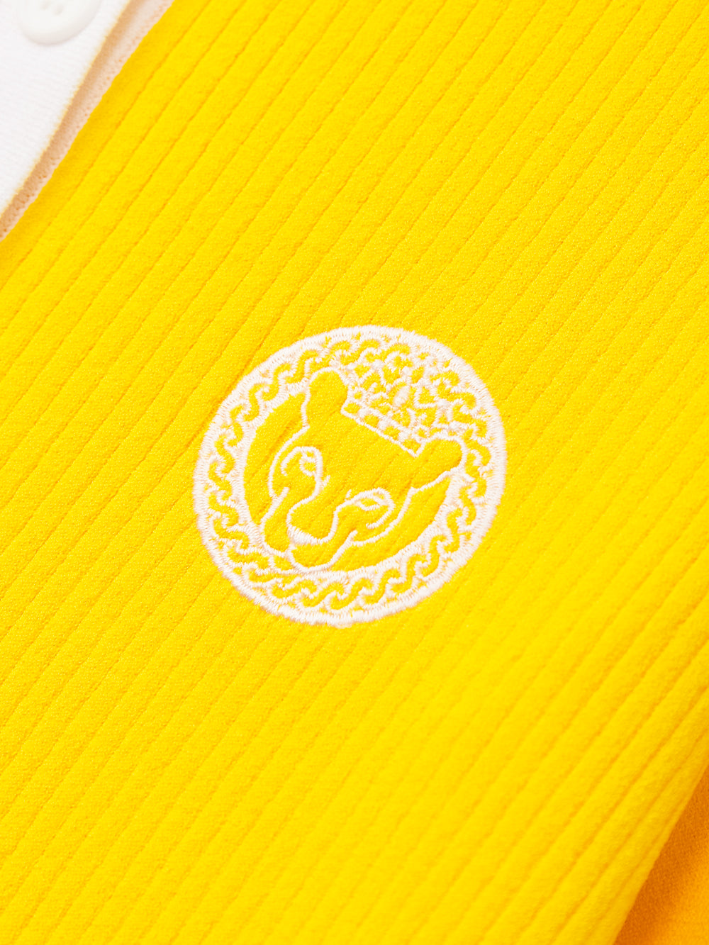 UTAA ネオンロゴリブドラインPKスリーブ イエロー : Women's