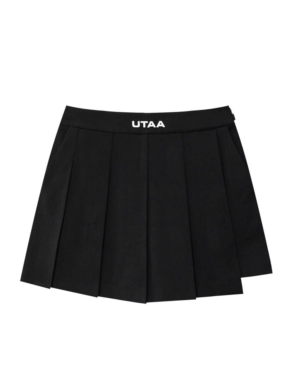 UTAA モノロゴ クラシックラップスカートパンツ ブラック