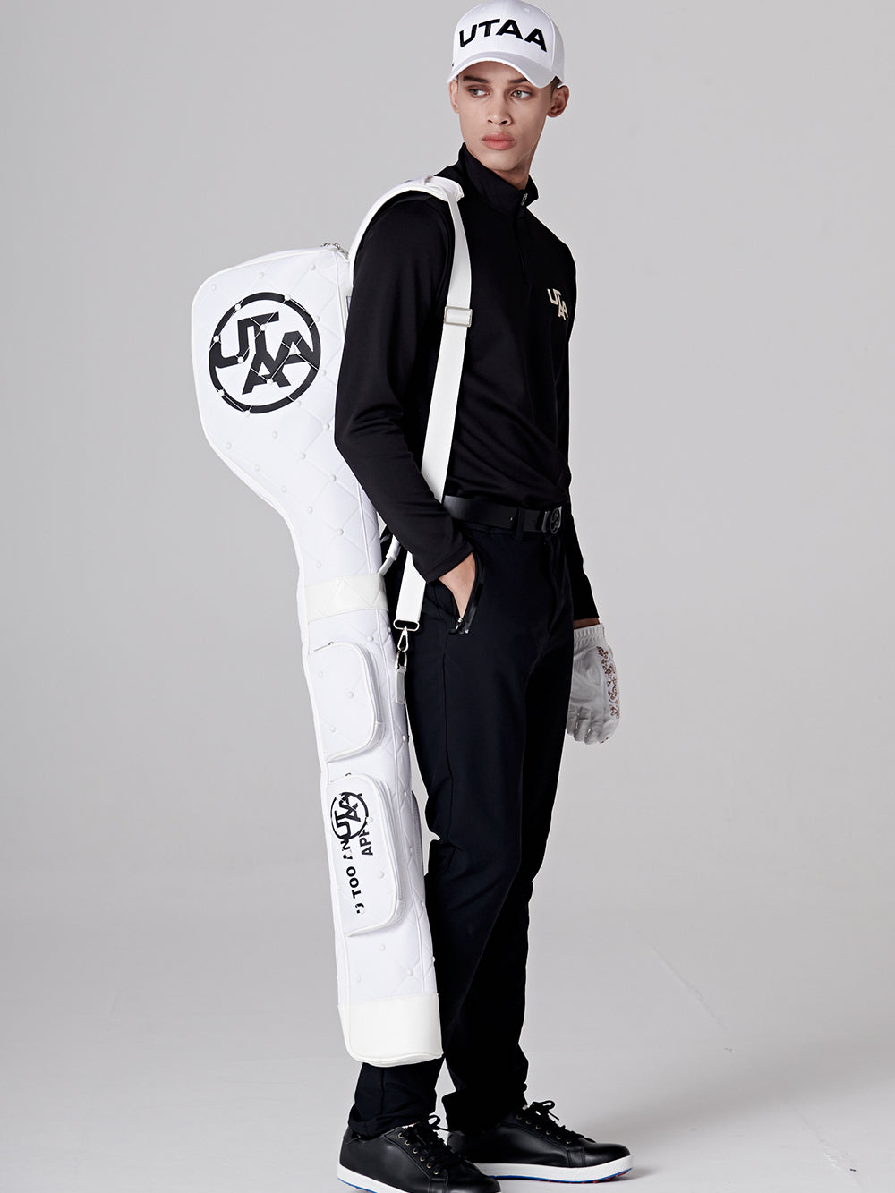 ユタ ダイヤキルティングハーフバッグ