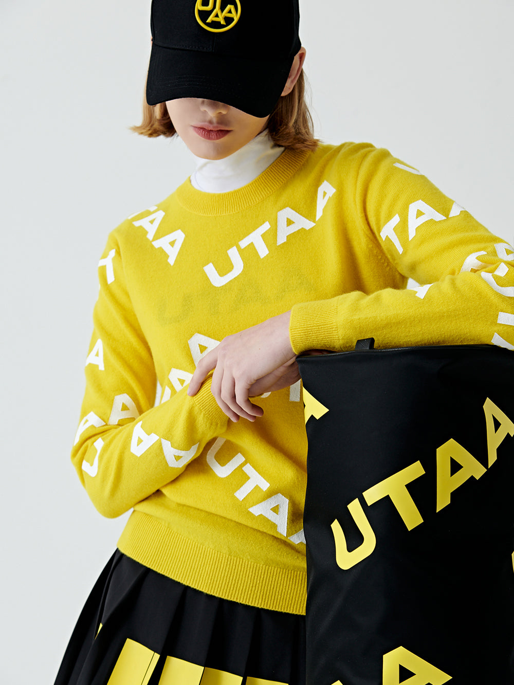 ユタ ロゴトラフィックニットプールオバー (女性用)