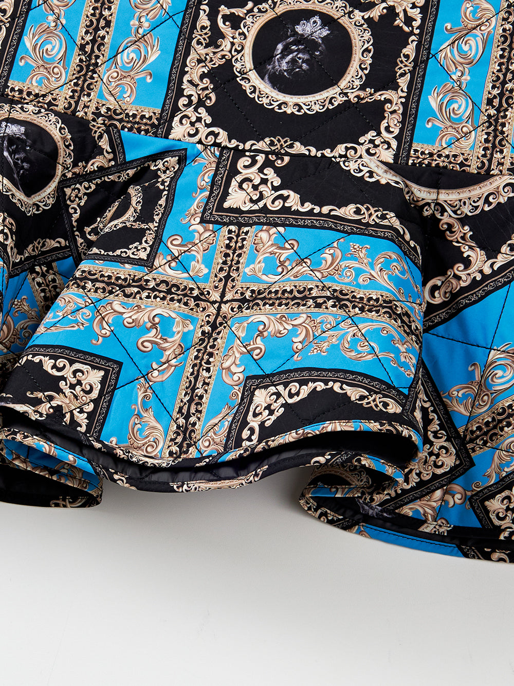 ユタ ネオンバロックショートスカート