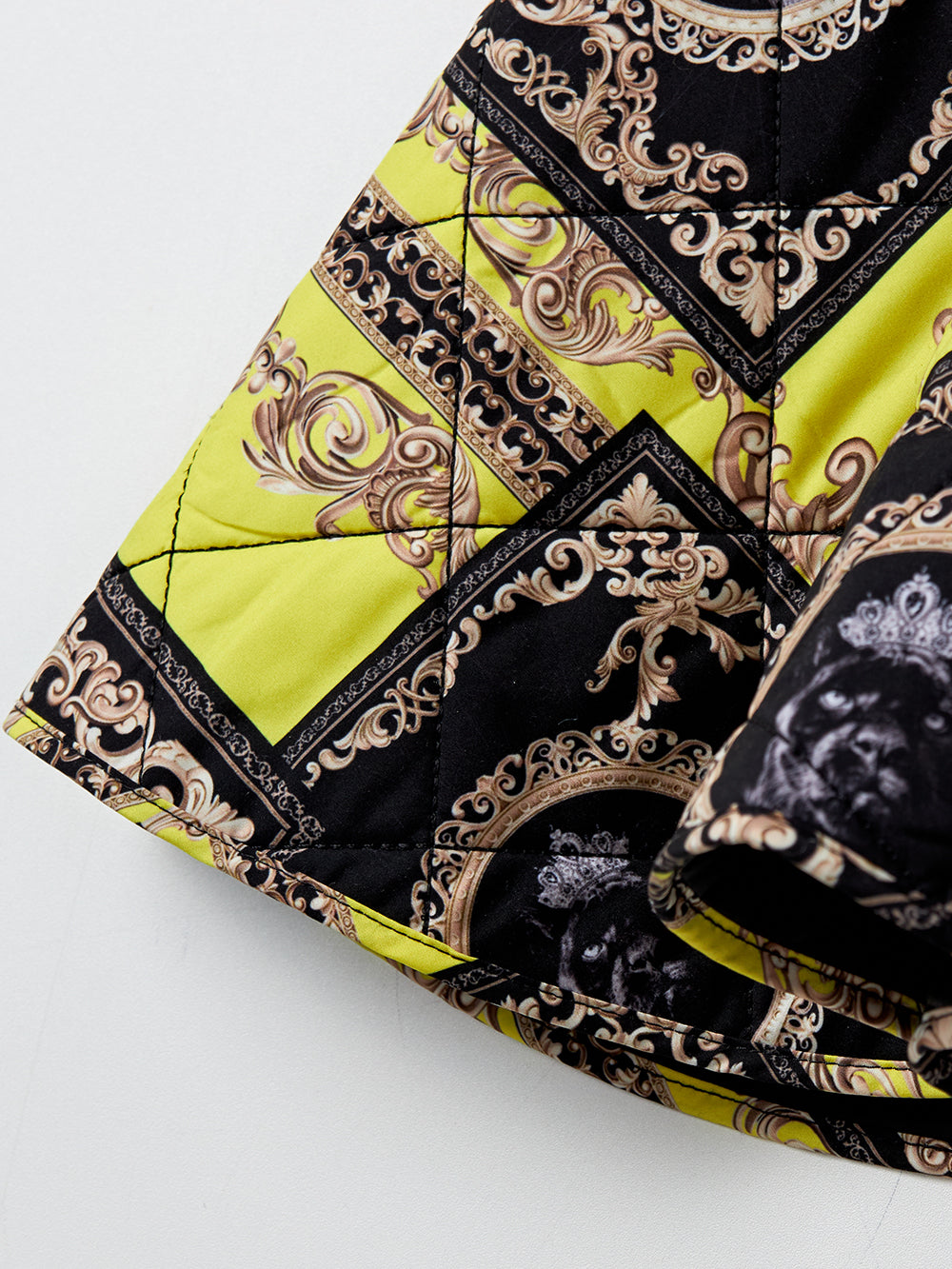 ユタ ネオンバロックショートスカート