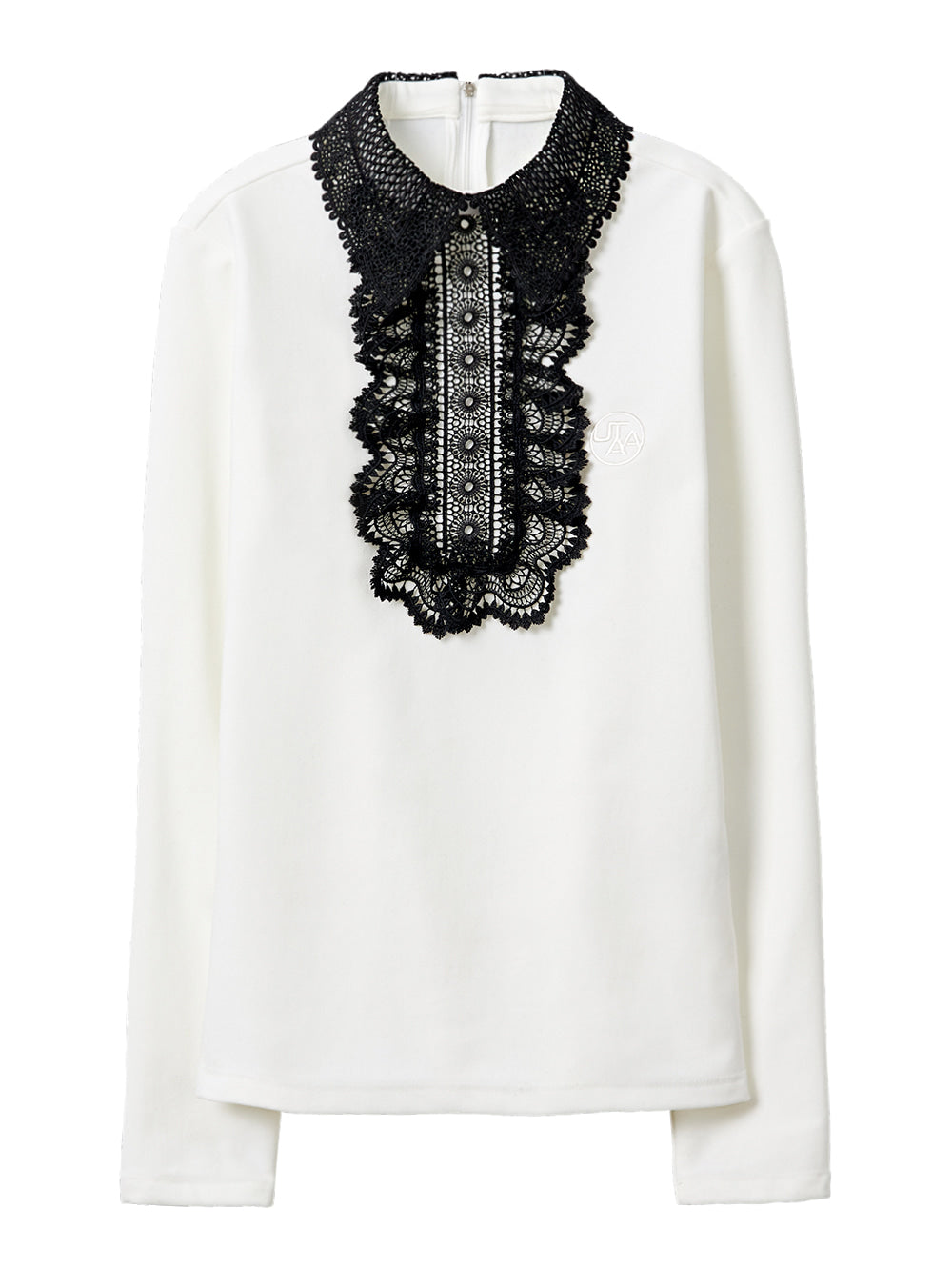 ユタ ノートルダムレースフレアPKスリーブ