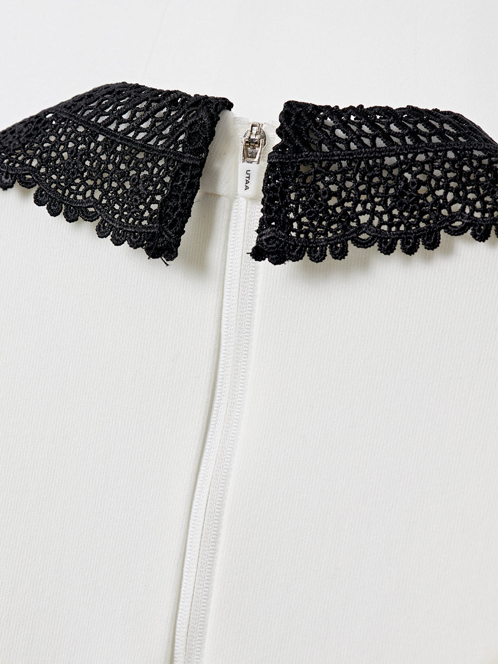 ユタ ノートルダムレースフレアPKスリーブ