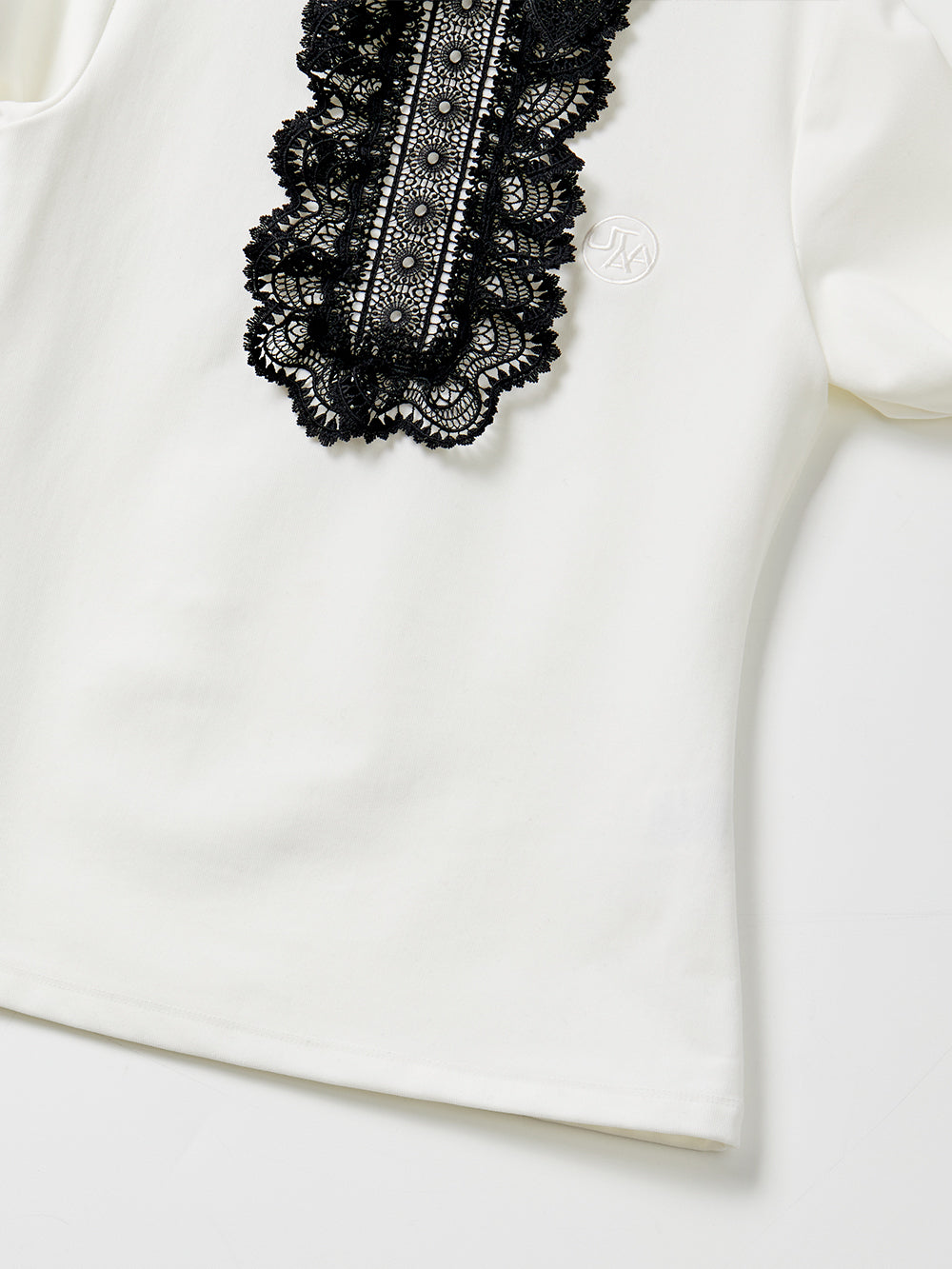 ユタ ノートルダムレースフレアPKスリーブ