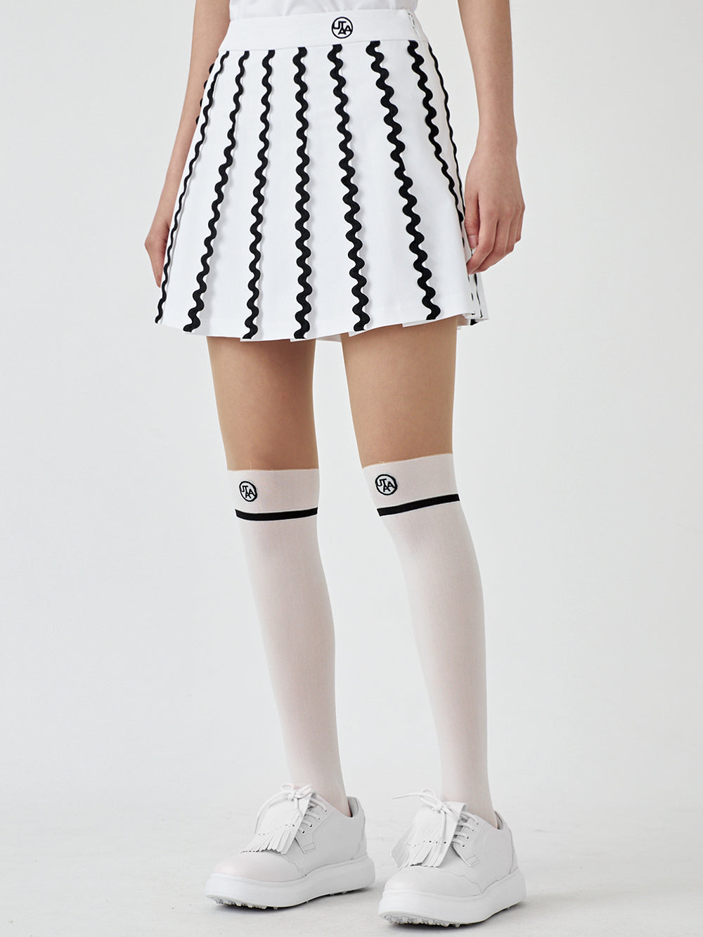 ユタ チルダウェーブプリーツスカート