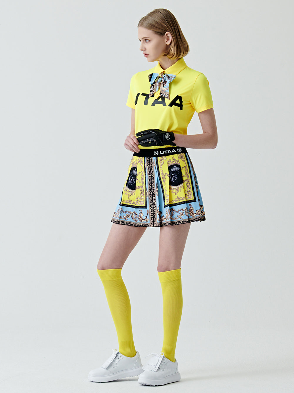 ユタ スイングフィットロゴPKシャツ (女性用)