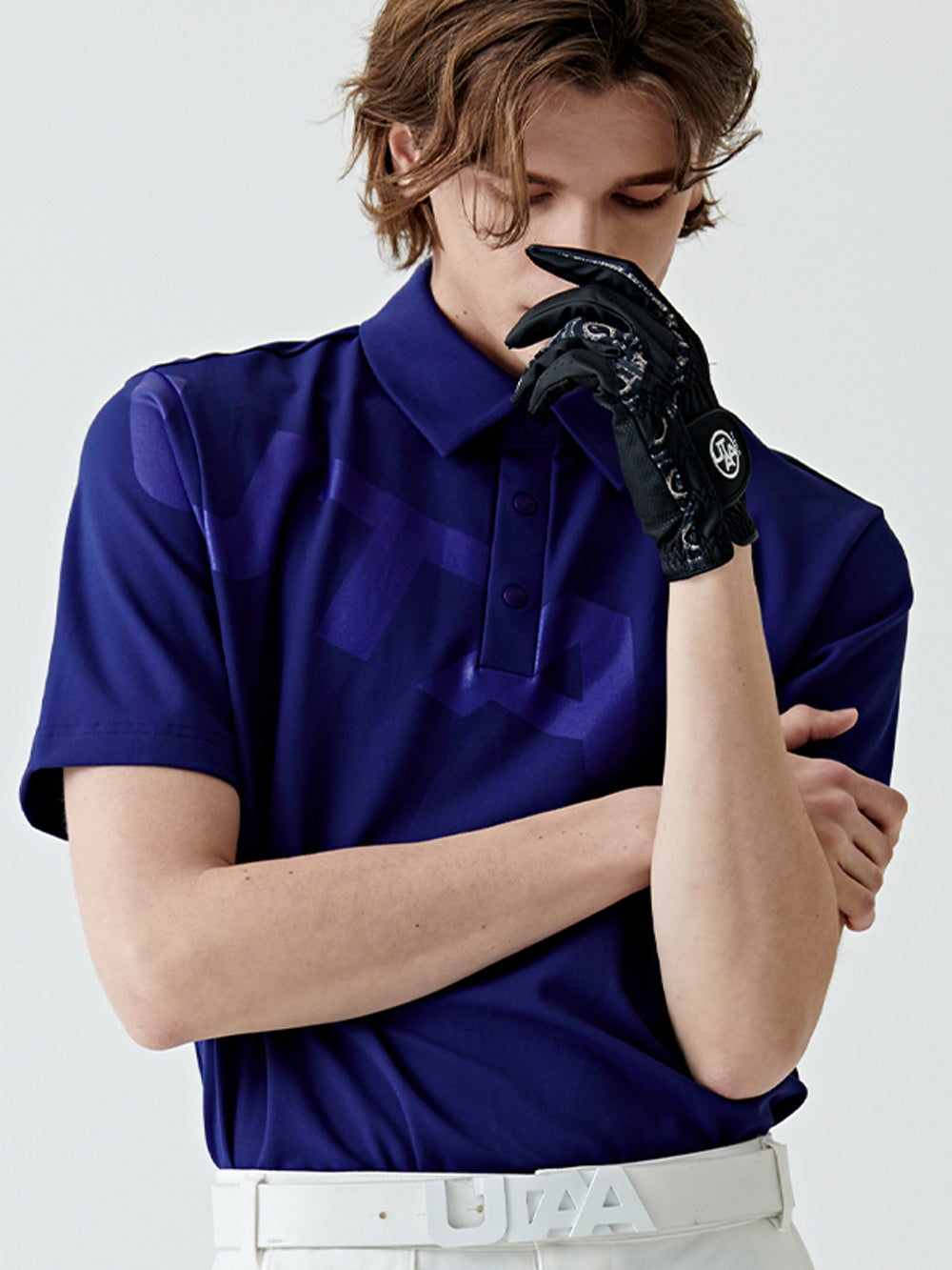 ユタ バウンスロゴポロシャツ (男性用)