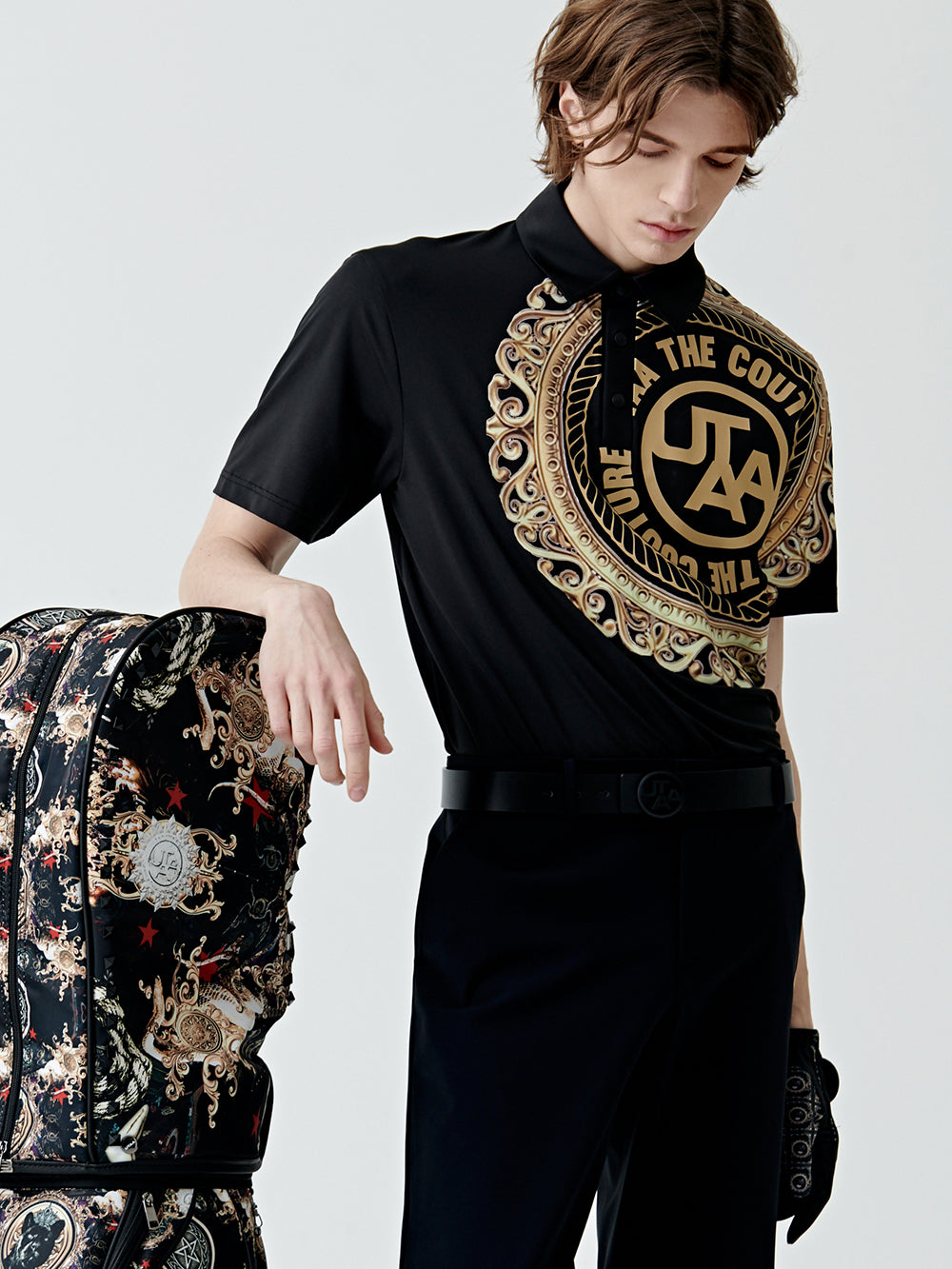 ユタ エンパイアサークルポロシャツ (男性用)