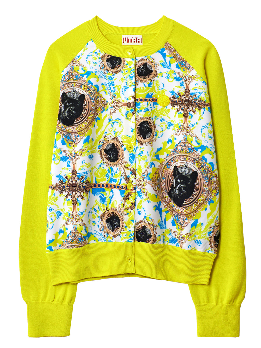 ユタ アポロバロックラグランカーディガン