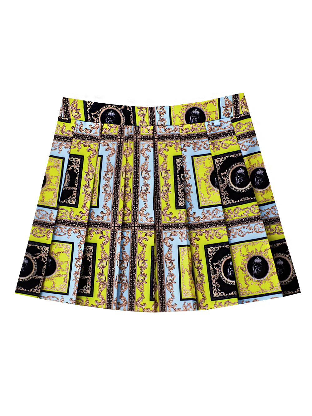ユタ ネオンバロックフレアスカート