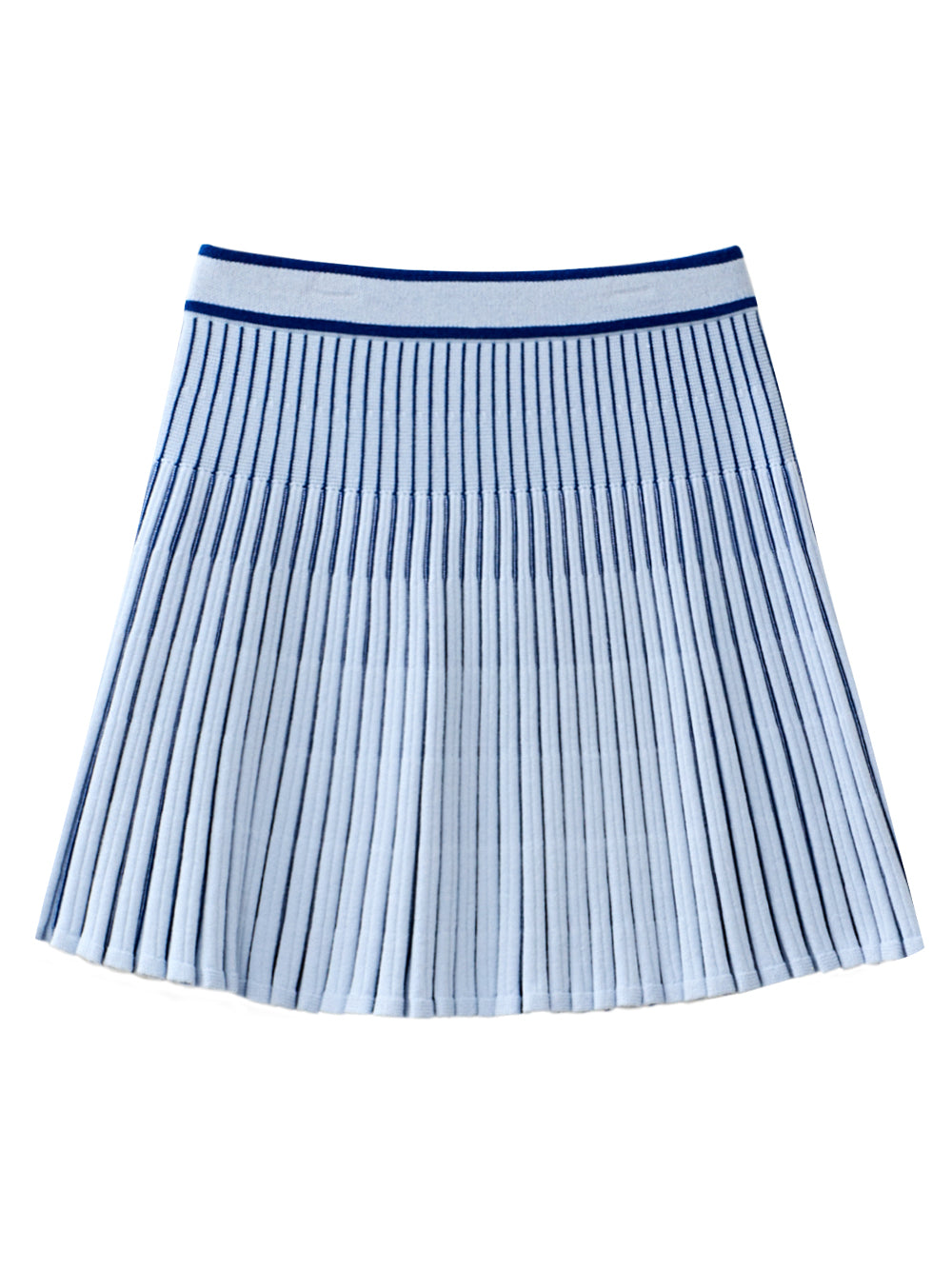 ユタ バーティカルストライププリーツロングスカート