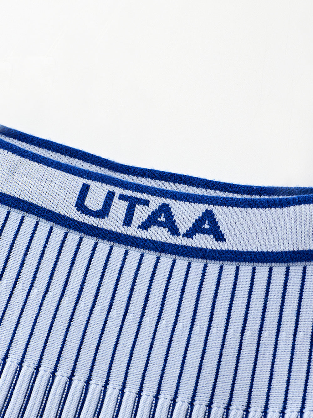 ユタ バーティカルストライププリーツロングスカート