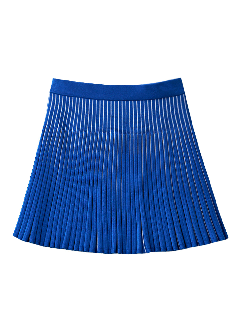 ユタ バーティカルストライププリーツスカート