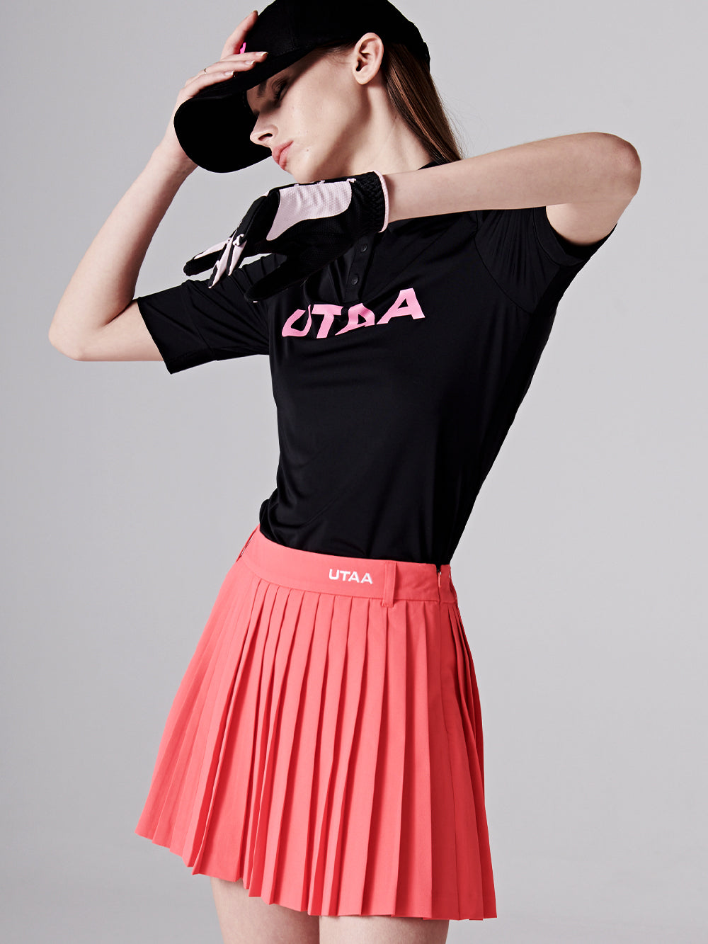 ユタ ネオンベーシックプリーツスカート