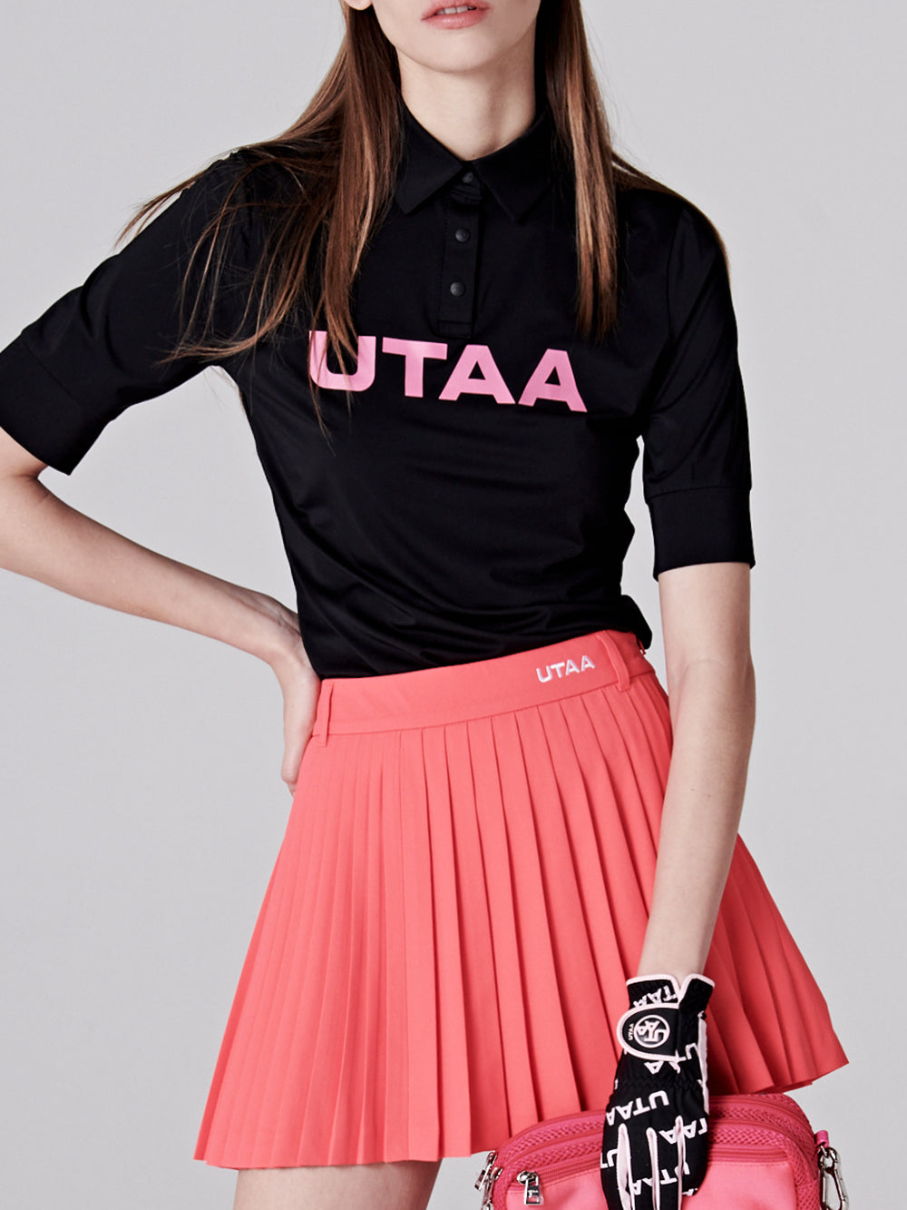 ユタ ネオンベーシックプリーツスカート