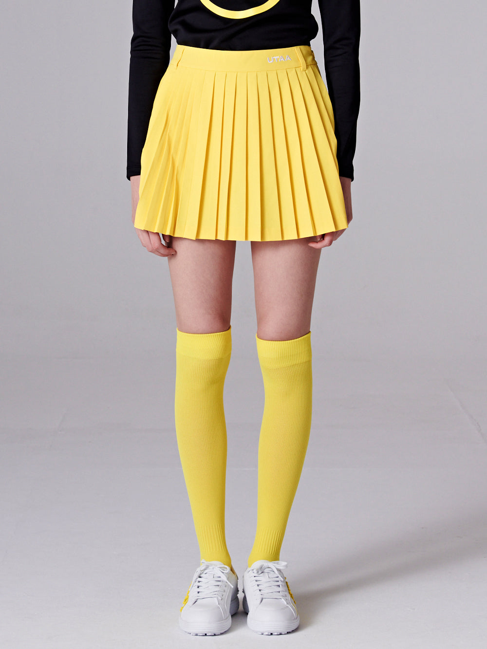 ユタ ネオンベーシックプリーツスカート