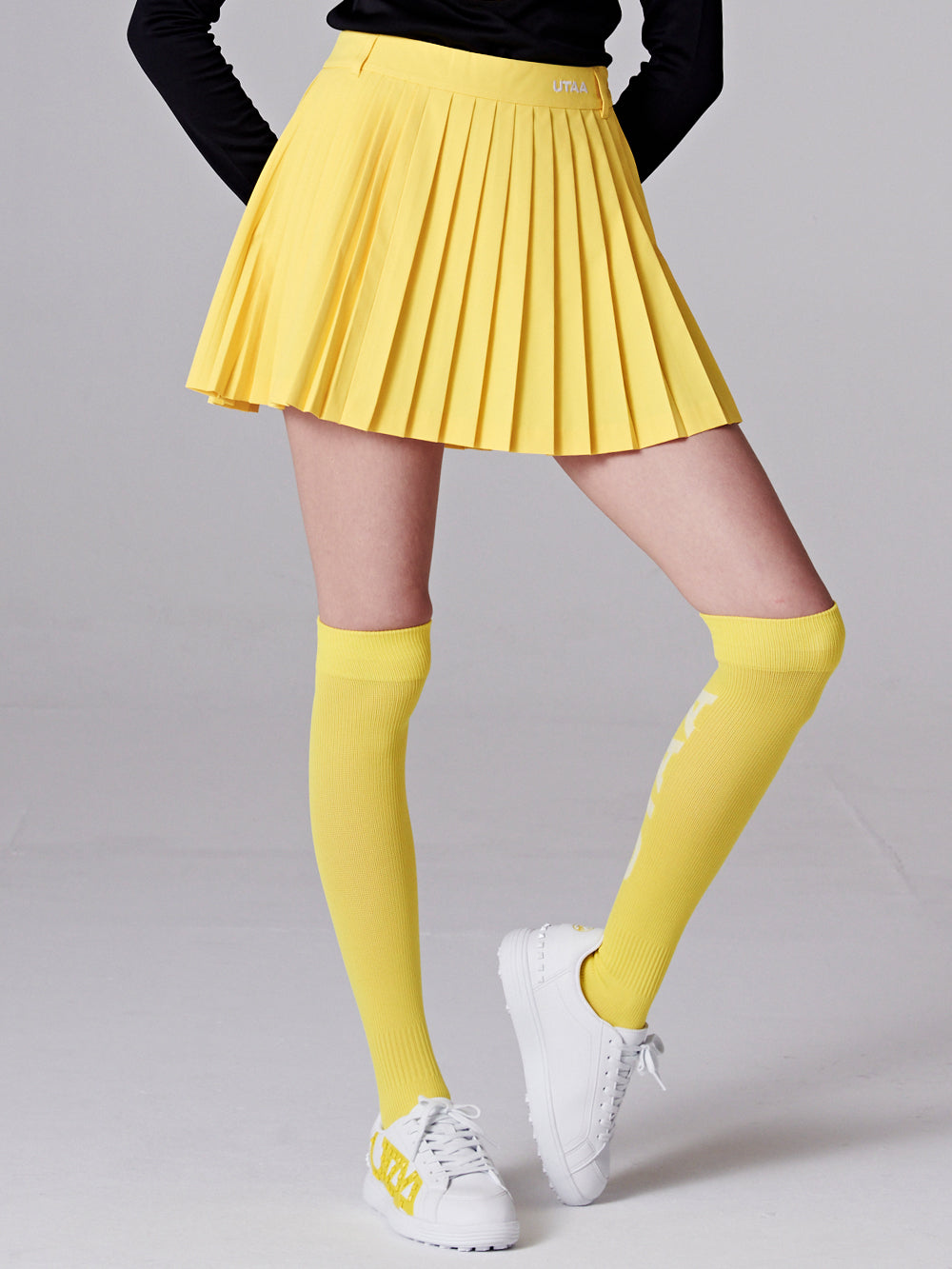 ユタ ネオンベーシックプリーツスカート