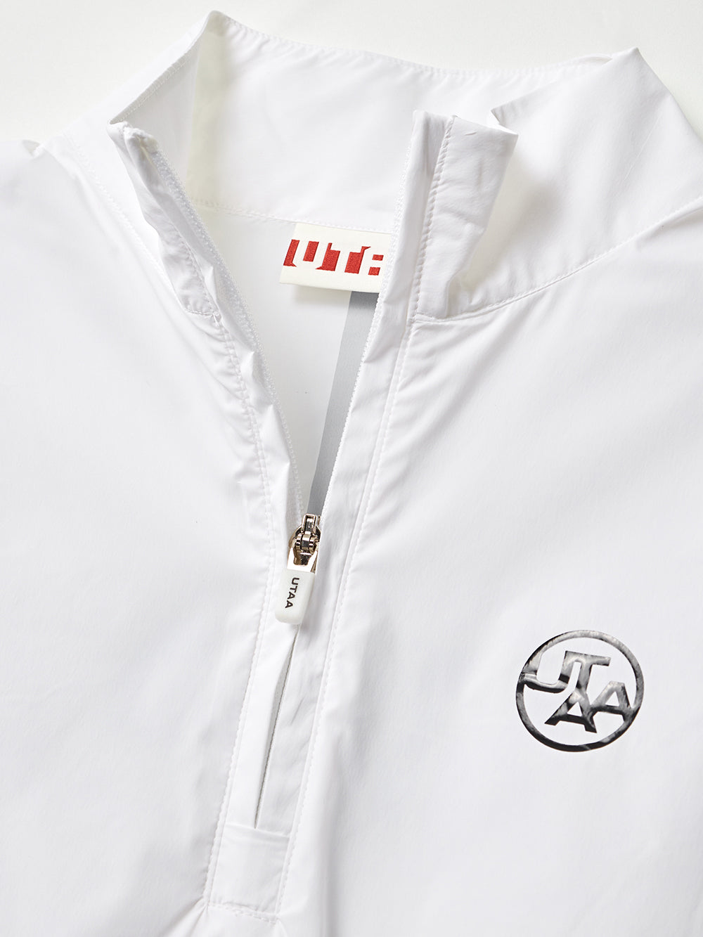 ユタ テープロゴハーフジップアップウィンドブレーカー (女性用)