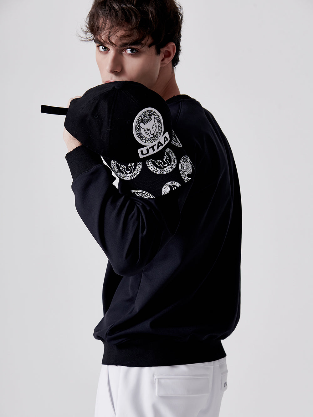 ユタ パンサーキュービッククラウンスウェットシャツ (男性用)