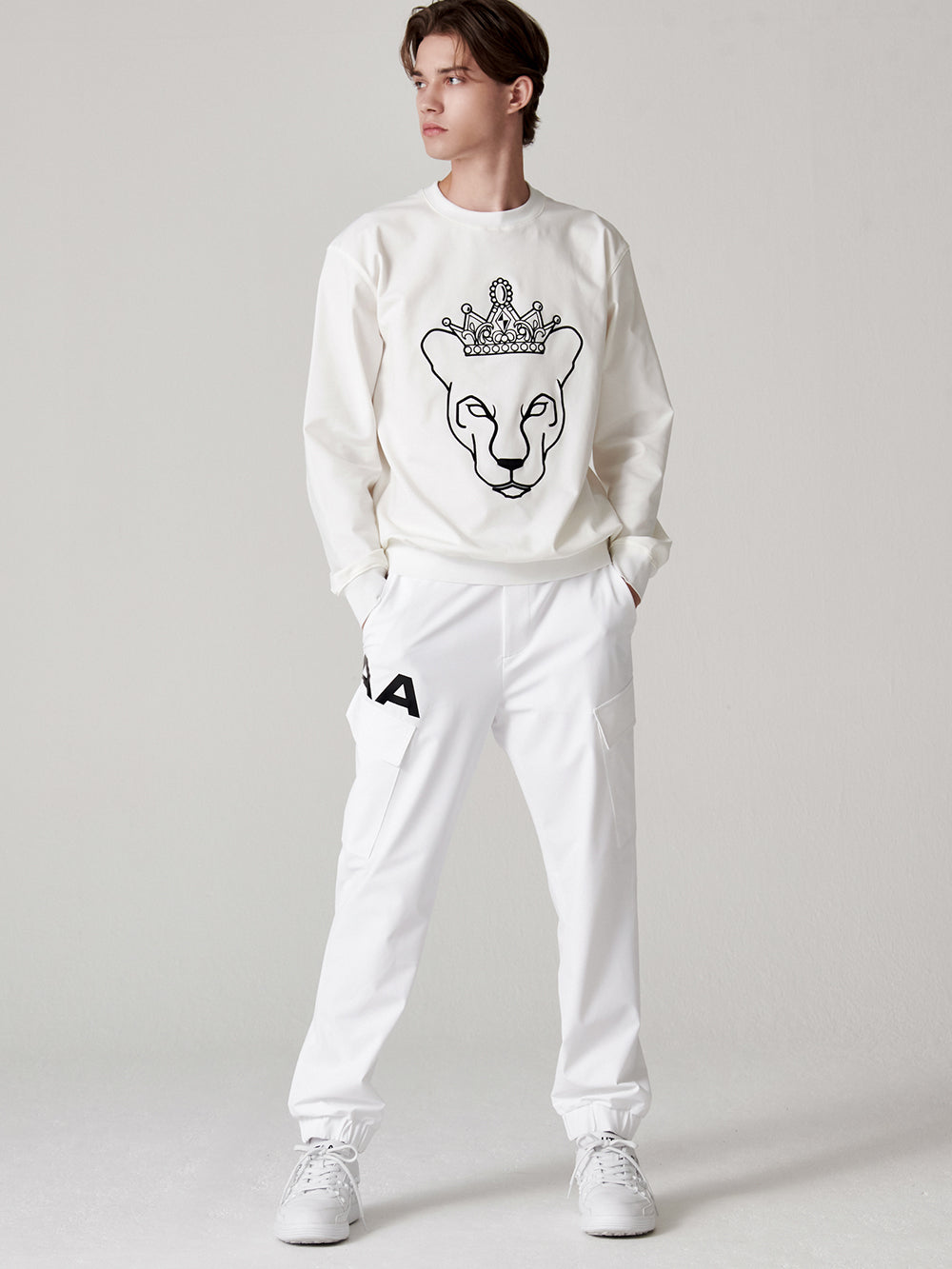 ユタ パンサーキュービッククラウンスウェットシャツ (男性用)