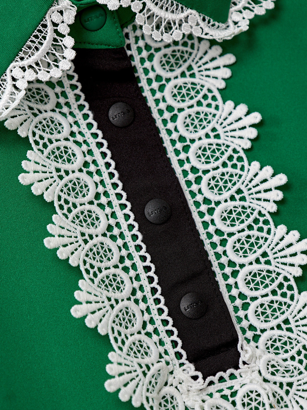 ユタ ノートルダムレースフレアPKシャツ (女性用)