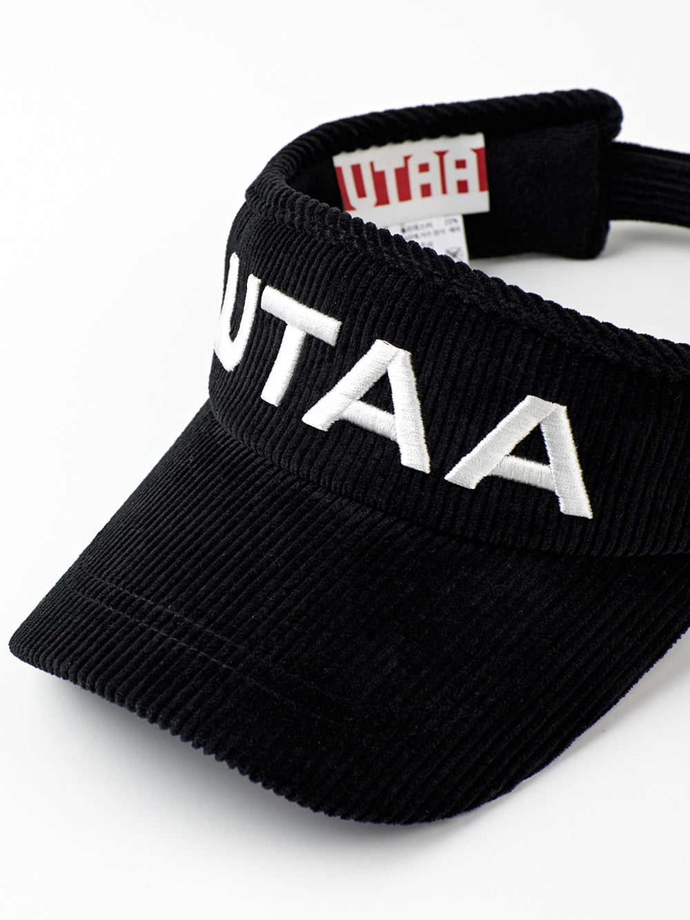 ユタ コーデュロイロゴサンバイザー (女性用)