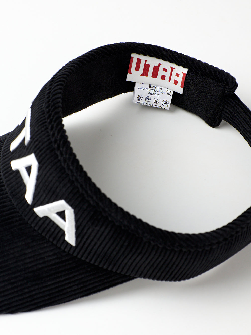 ユタ コーデュロイロゴサンバイザー (女性用)